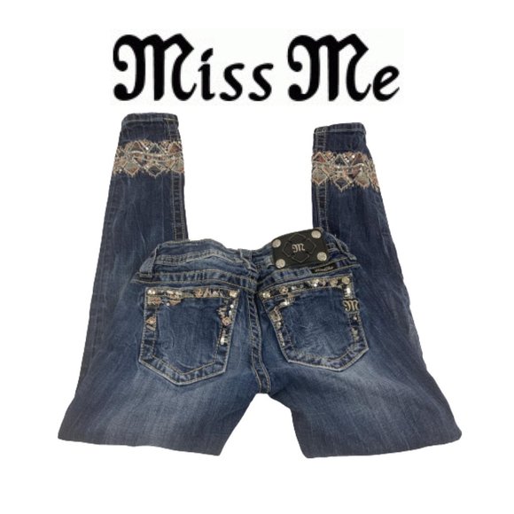 Miss me Denim - Miss Me Cuffed Skinny Jeans. Sz, 24